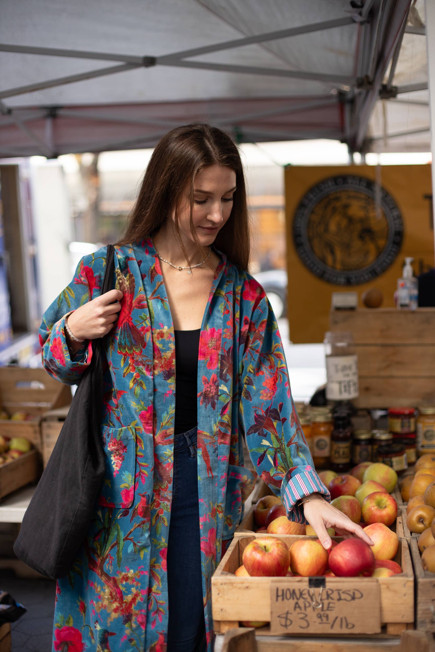 VIKOLINO - Venta al por mayor Kimono - Mujer - Chaqueta larga estilo kimono/Duster de terciopelo14