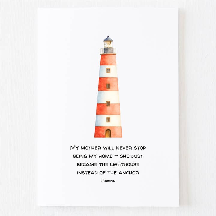 Mother's Day Watercolor Card - Mother's Love Greeting Card for wholesale by Mac and Mo Studio - Luxury Stationery and Greeting Cards