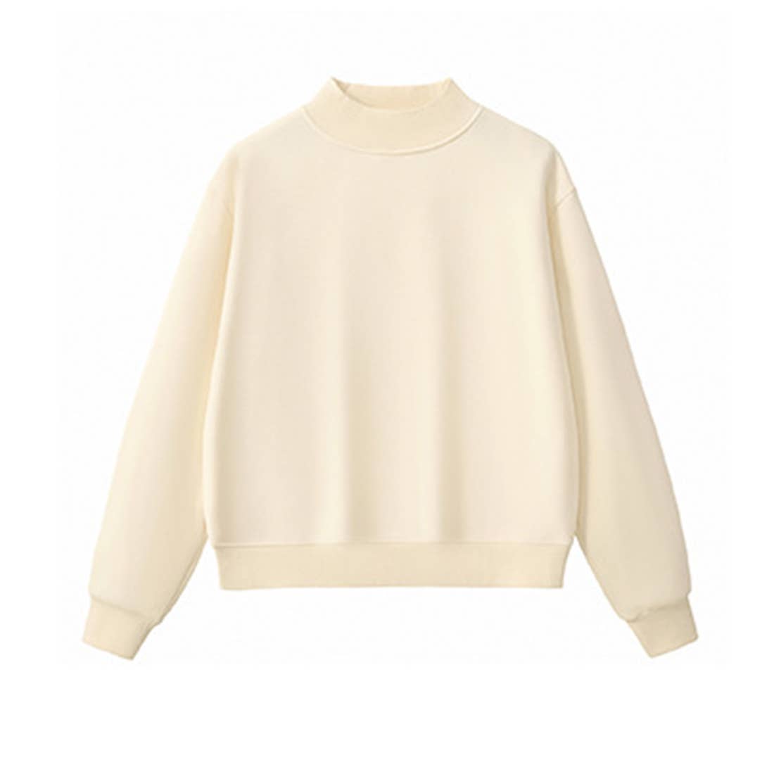 Sodalemon - Wholesale Sweatshirt - Women's - Unisex Cozy Fleece Half-High Neck Sweatshirt3