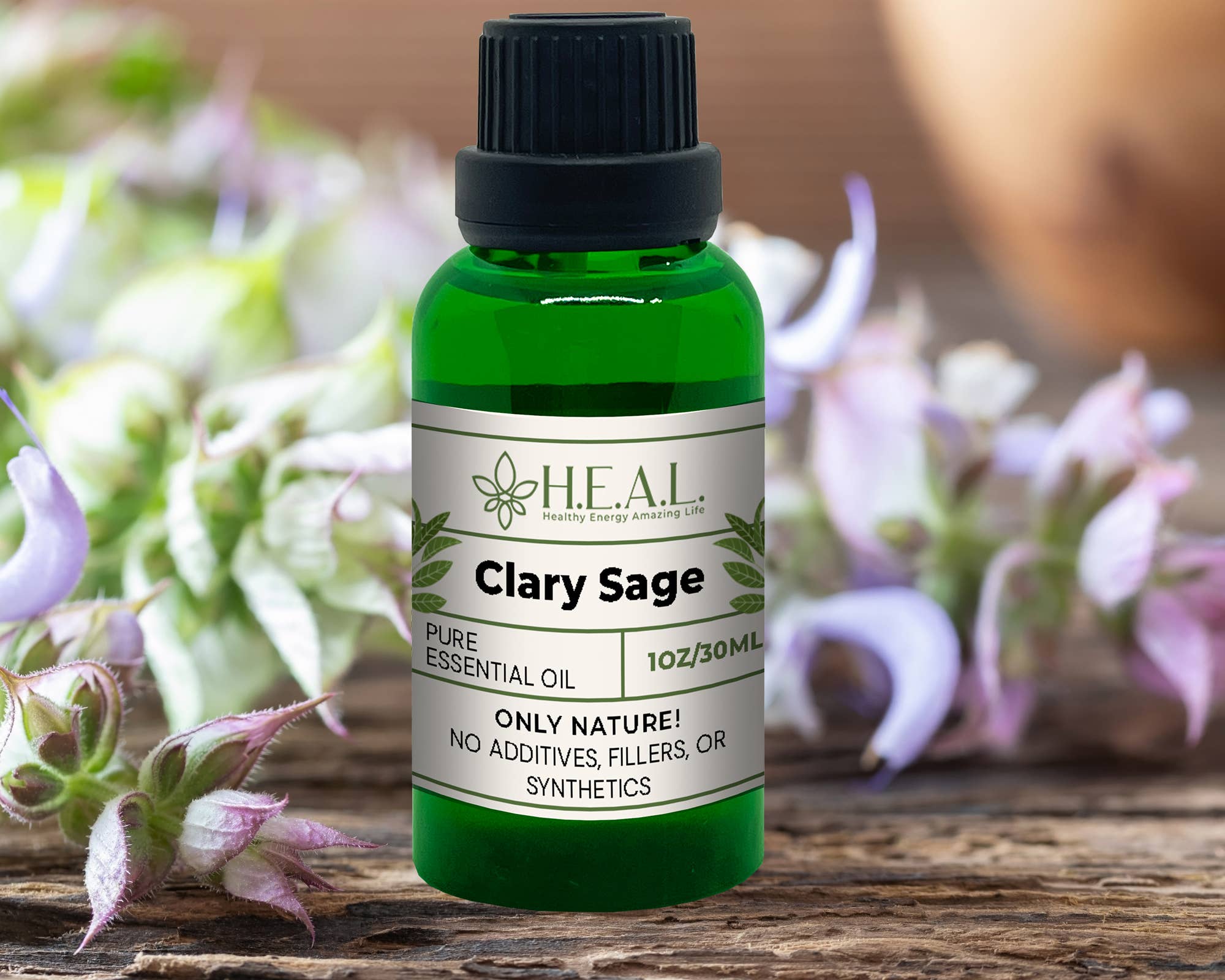 Healthy Energy Amazing Life - Wholesale Essential Oil - H.E.A.L.'s Essential Oils - Clary Sage1