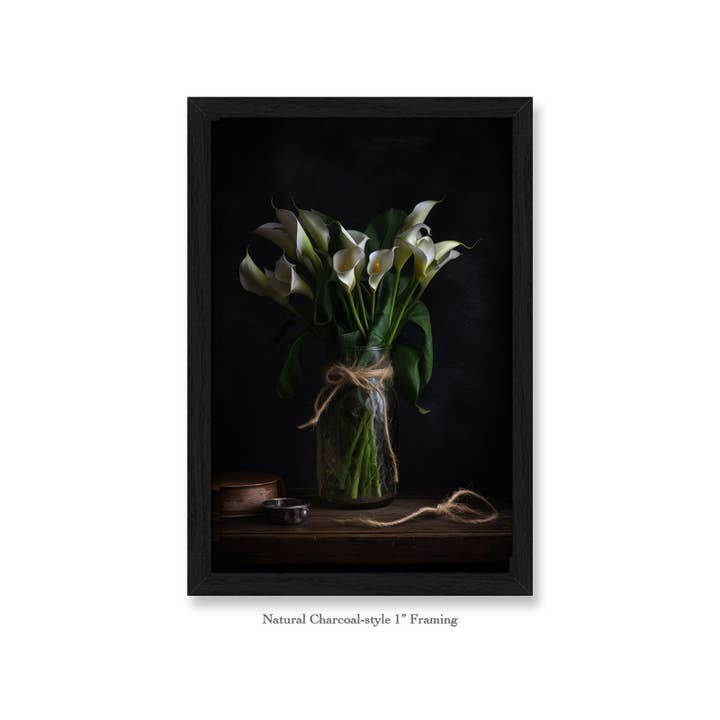 Home Narrative - Wholesale Art Print - Calla Lilies Still Life | Fine Wall Art Print | Oil-painting1