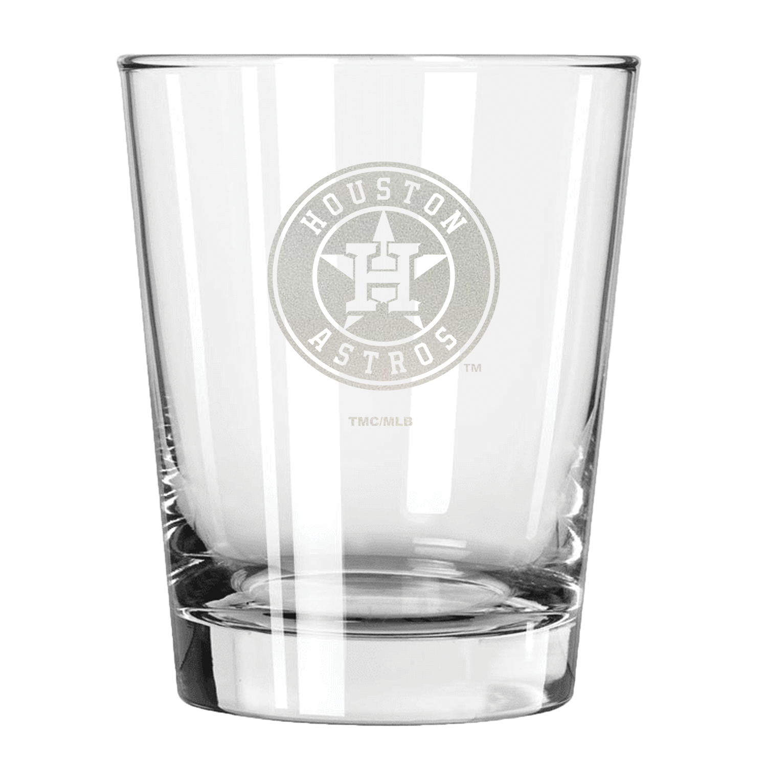 The Memory Company - Wholesale Cocktail/Liquor Glass - 15oz Old Fashioned w/Etched Logo, Houston Astros0