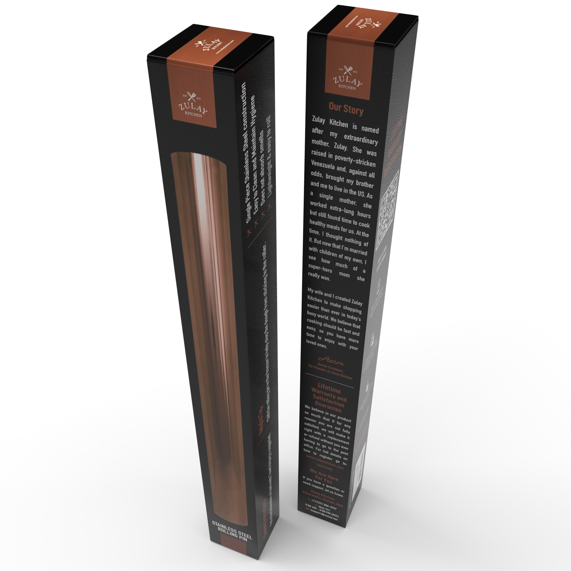 Zulay Kitchen - Wholesale Rolling Pin - Professional French Rolling Pin1