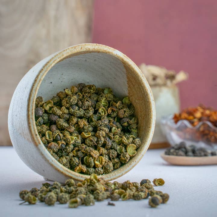 Green Sichuan Peppercorns for wholesale by Zaica Life