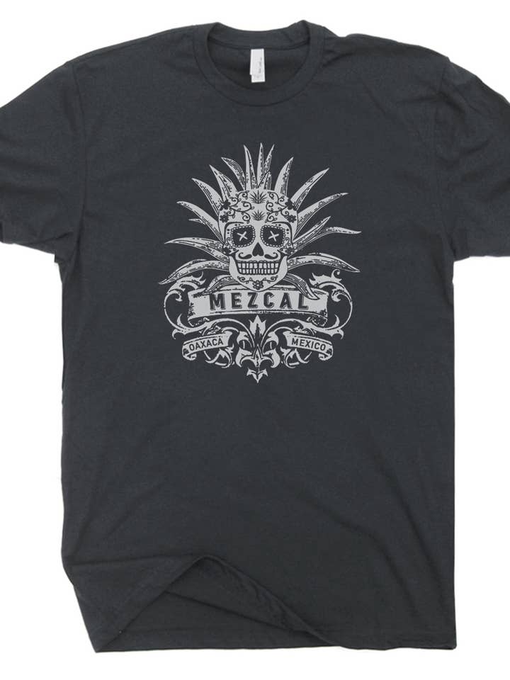 Shirtmandude Co - Wholesale Screen Printed T-Shirt - Unisex - Mezcal Tequila Shirt Funny Beer Liquor Store Mexico Graphic