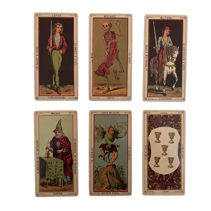 Vieux Monde - Wholesale Tarot Cards - Grand Etteilla Tarot Deck & Guide | Vintage Facsimile2