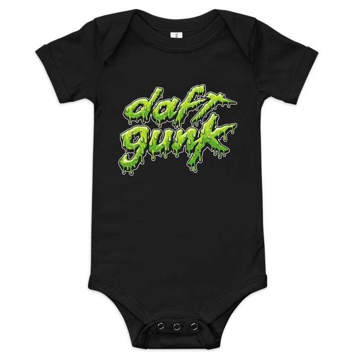 DAFT GUNK Baby Bodysuit for wholesale by Little Groupies