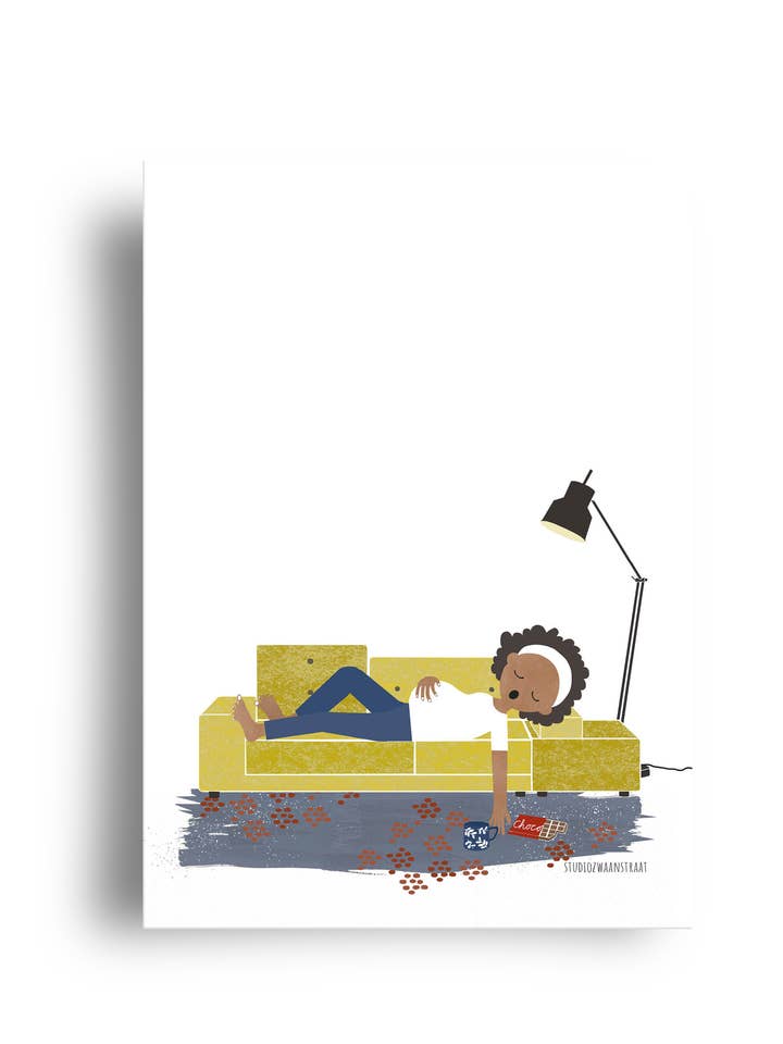 vykort serie magar- 'poldersofa' för wholesale av STUDIOZWAANSTRAAT