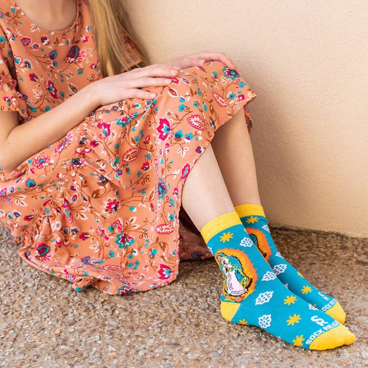 Sock Religious - Wholesale Socks - Kids - Our Lady of Guadalupe Kids Socks3