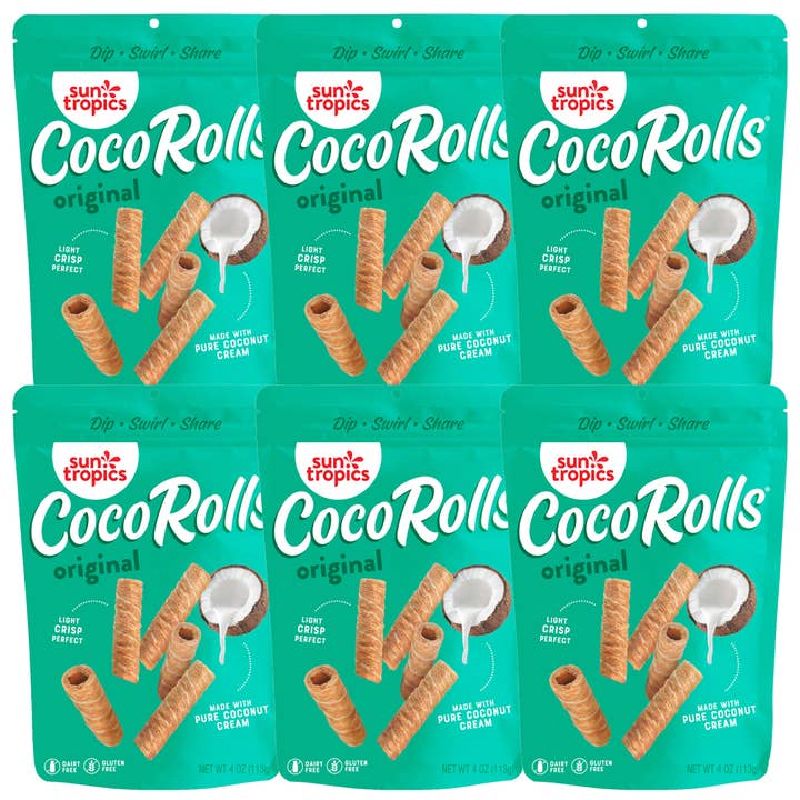 Sun Tropics - Wholesale Cookie - Sun Tropics CocoRolls Original 6 - 4.0oz