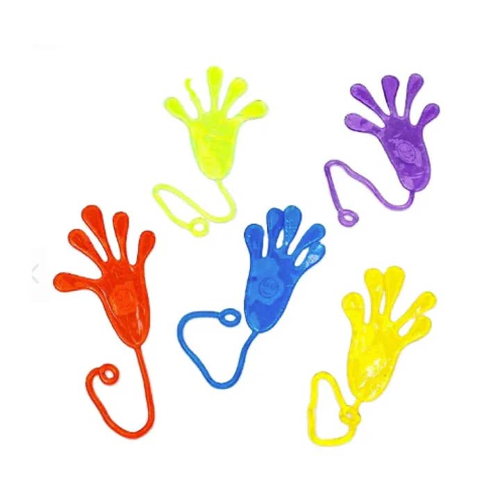 HALLEE - Wholesale Squishy Toy - Kids & Baby - Elastic Sticky Squishy Slap Hands - Assorted