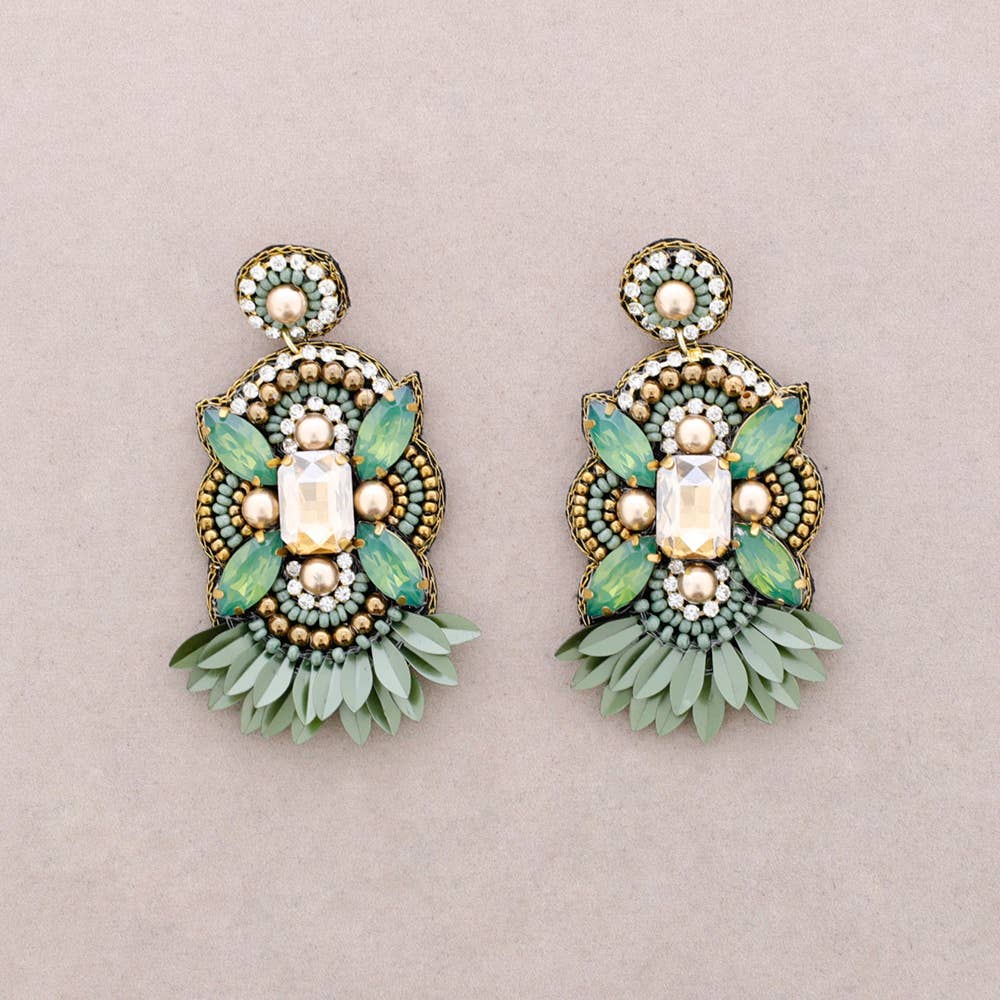 Sonata - Wholesale Dangle Earrings - Crystal Sequin Earrings2