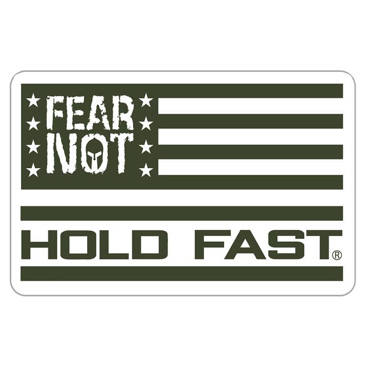 HOLD FAST Fear Not Military Sticker for wholesale by Kerusso