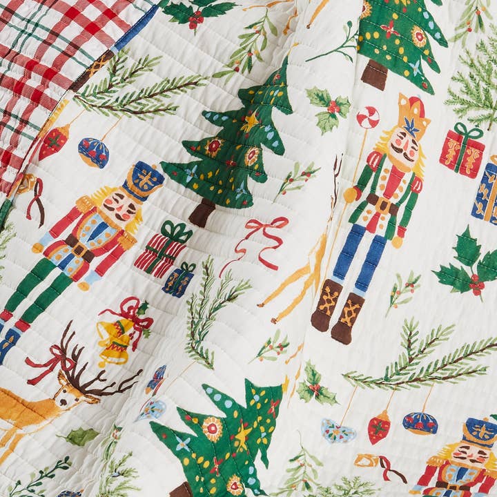 Levtex Home - Wholesale Throw blanket - Nutcracker Quilted Throw5