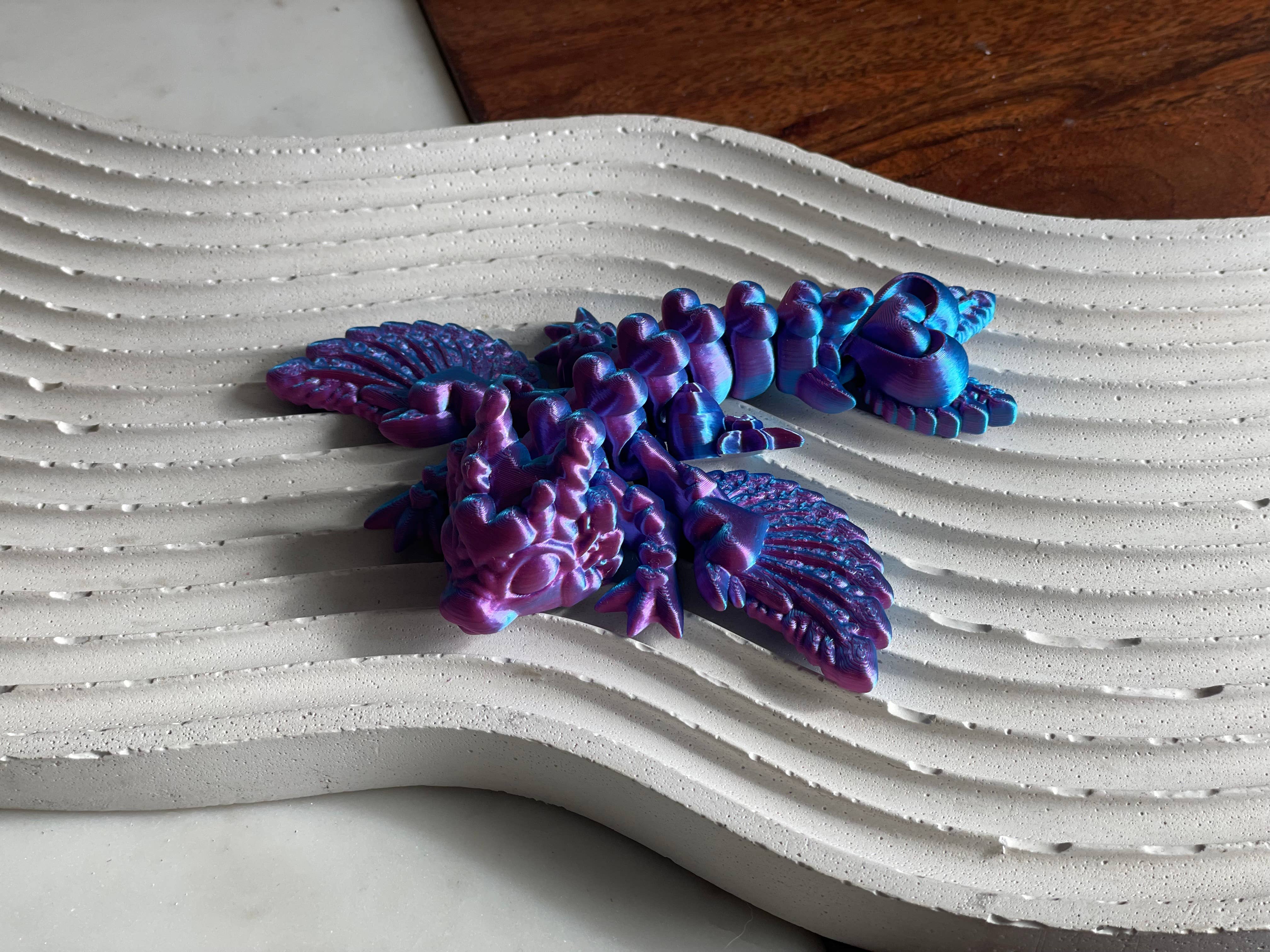 Cloud Nine 3d Studio - Wholesale Fidget Toy - Kids - Mini Heart Dragon, Love Dragon Tadpole, Pocket Pet, Fidget3