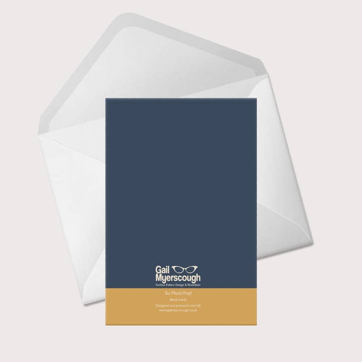 Gail Myerscough - Wholesale Everyday Greeting Card - So Much Vinyl Greeting Card