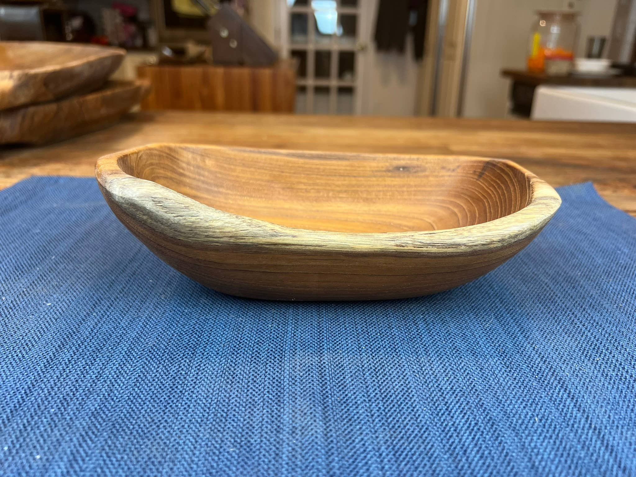 Tuckahoe Hardwoods - Wholesale Bowl - Salvaged Teak Root Oval Rustic Bowls - Hand Carved - Small12