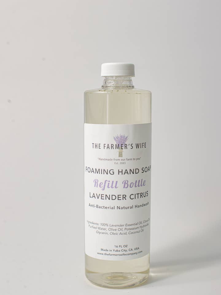 Nachfüllflasche für schäumende Handseife für den Großhandel von The Farmer's Wife LLC