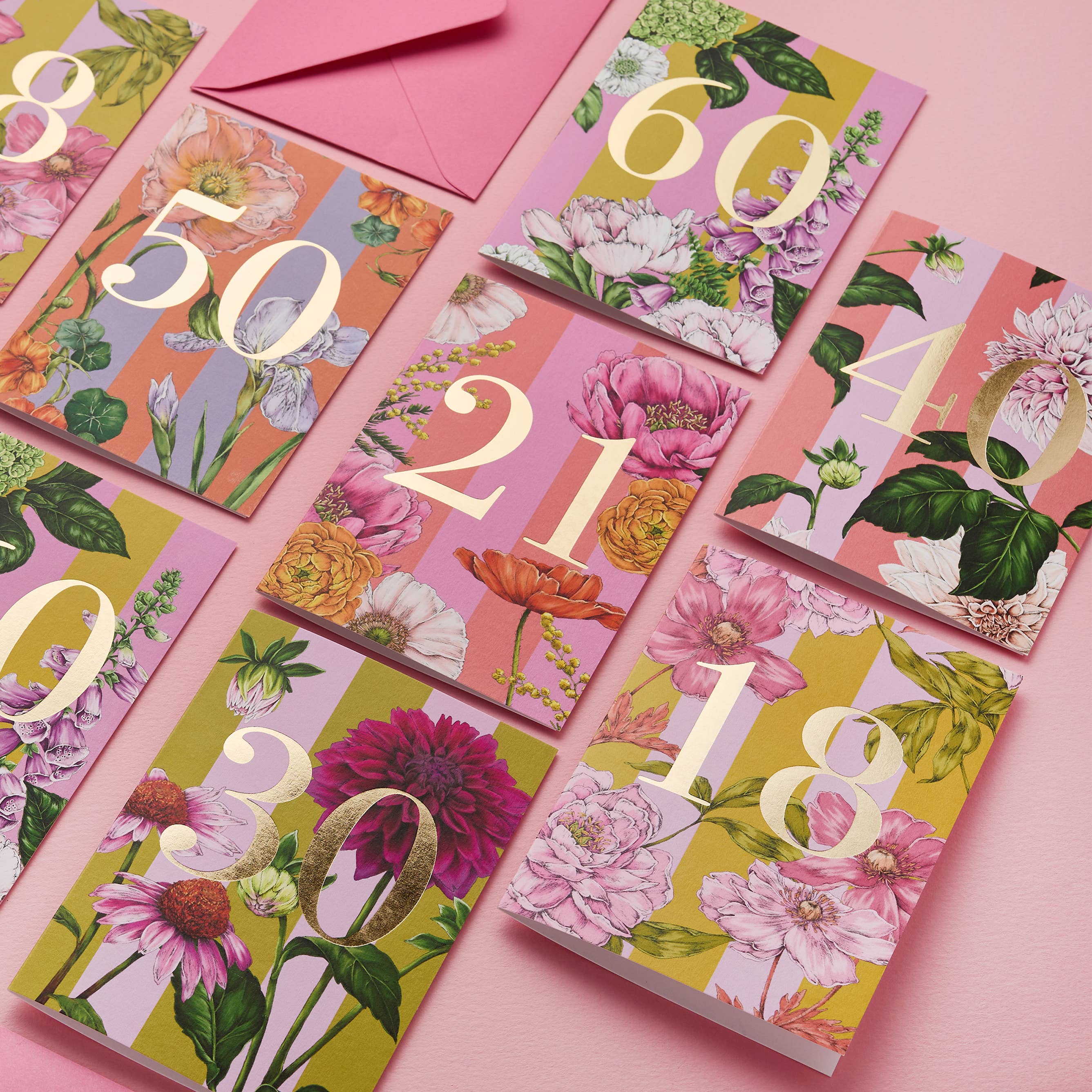 Catherine Lewis Design - Vente Cartes d'anniversaire - Collection Jalons d'Âge - 21 - Carte d'Anniversaire6