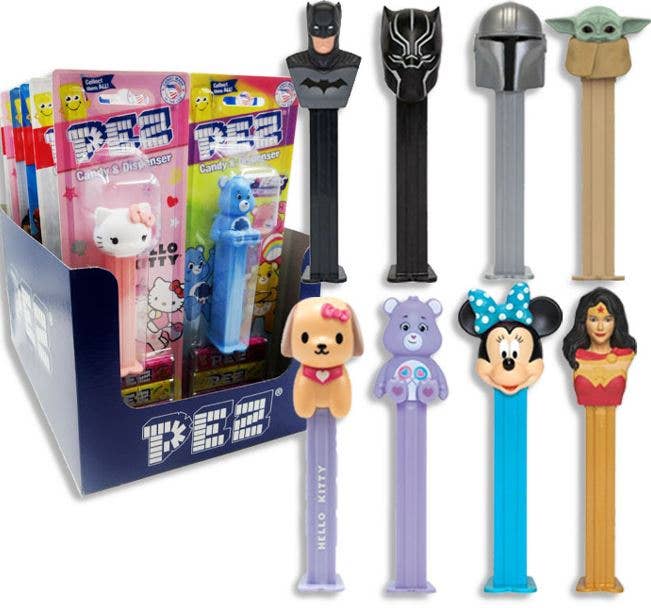 iSweet.ca - Wholesale Hard Candy - (S7-11) PzBlstrPck-FvrtChrctrsssrtmnt.87oz( 25g x12 Units