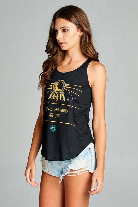 LA Soul - Wholesale Tank Top - Women's - Dream Catcher With Feather Tank Top6
