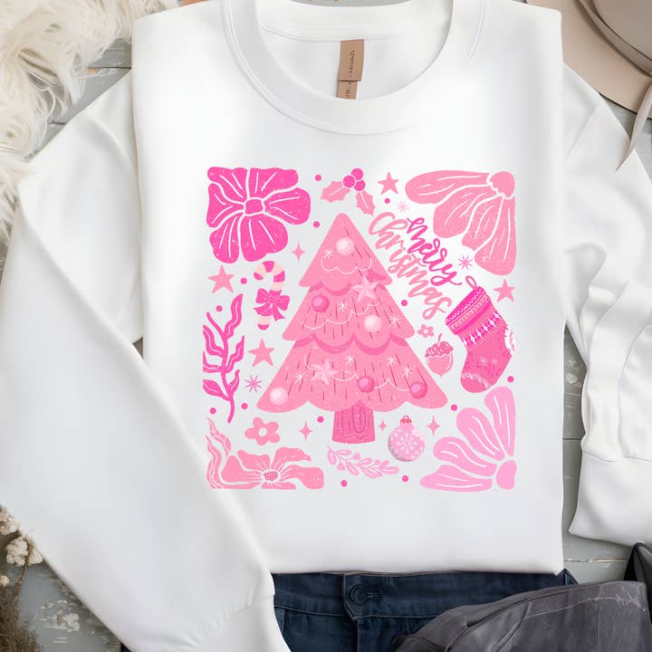 T-shirt ou Sweatshirt de Natal DTF Impresso por atacado de Southern N Savvy