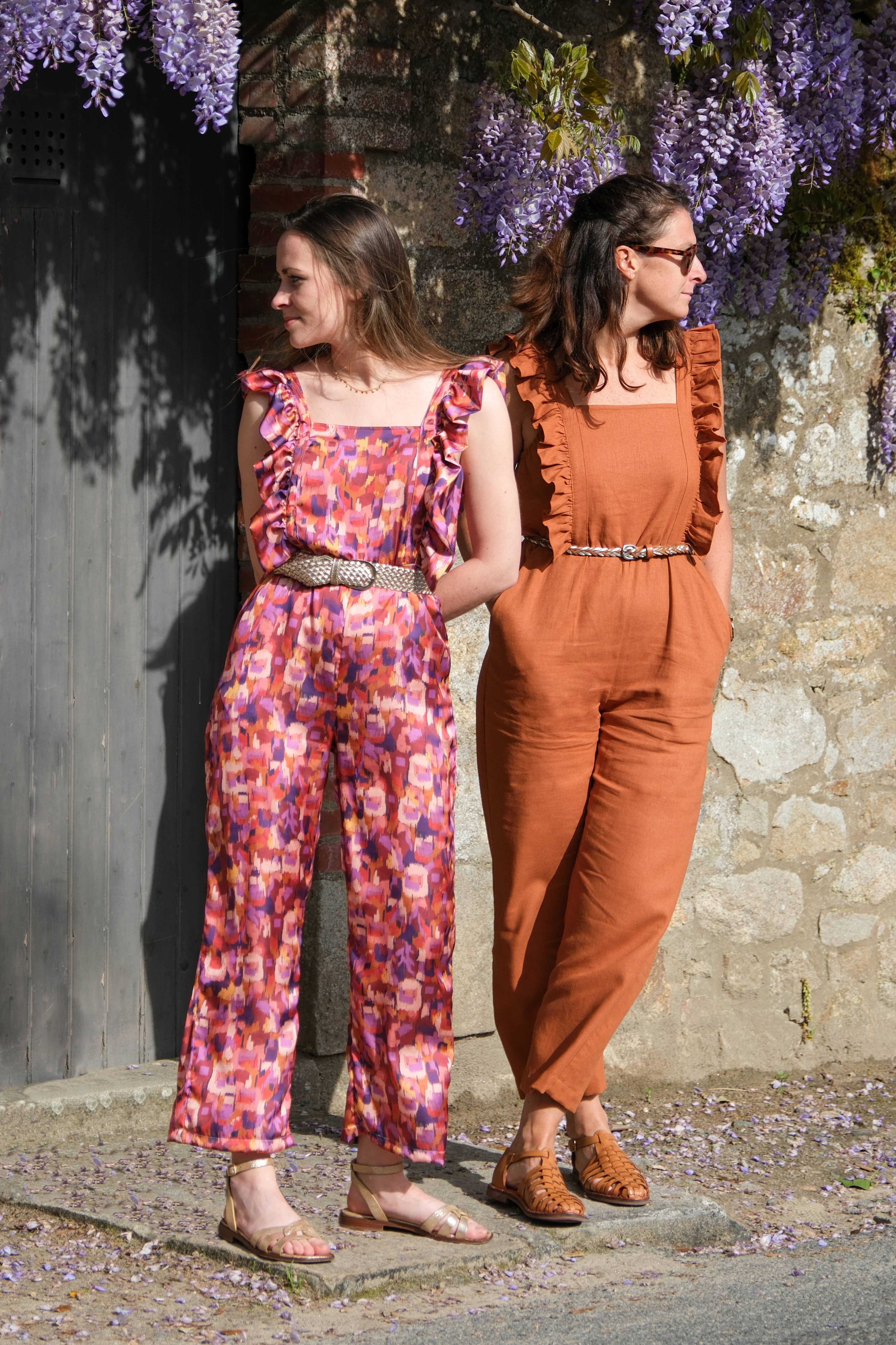 Cha' coud – wholesale Craft sewing kit – Sewing pattern - The Caroline jumpsuit3