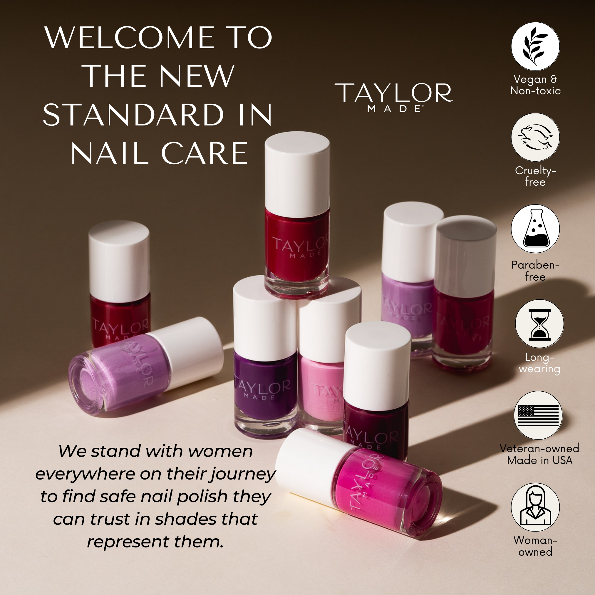 Taylor Made Polish - Wholesale Nail polish set - Custom Nail Polish Kit - Pink | Purple | Red10