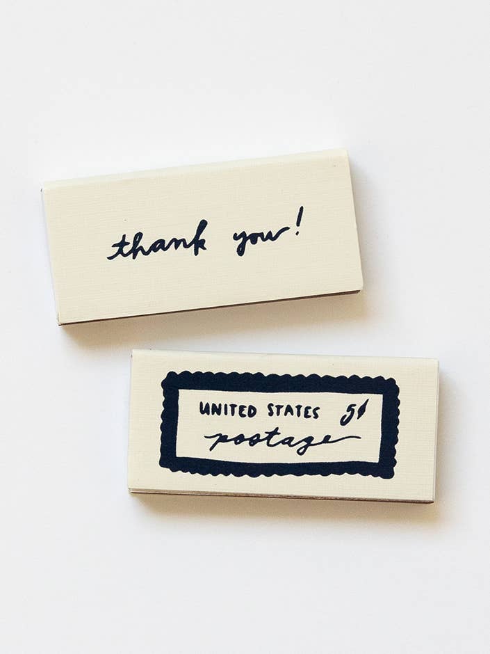 Thank You Matchbox for wholesale by Sumner Lane