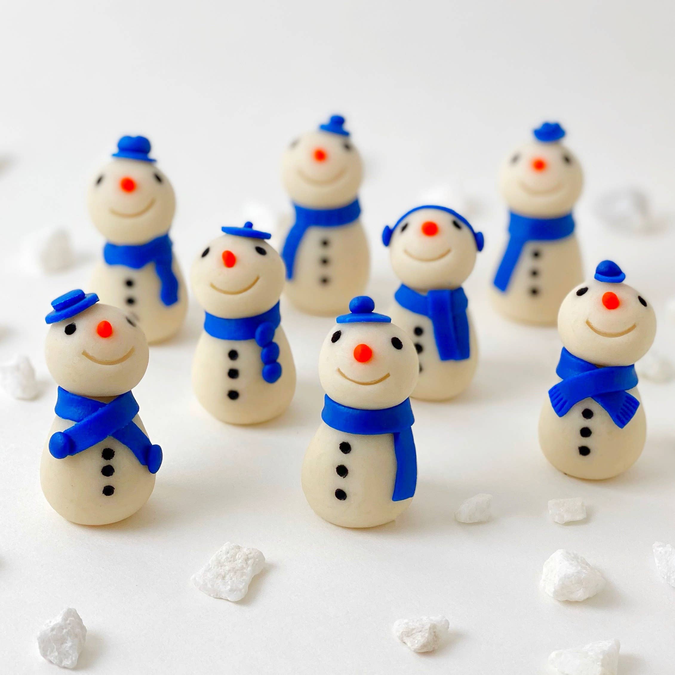 marzipops - Wholesale Chocolate Covered Sweets - Gourmet Marzipan Hanukkah Candy Snowmen - LIMITED1