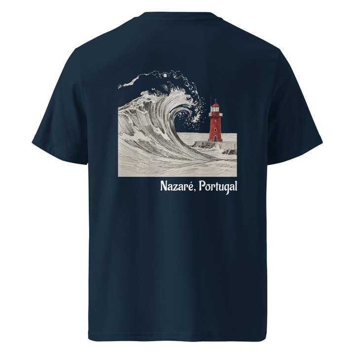 Nazare - Surf- och havsinspirerad unisexskjorta för wholesale av Bluhava
