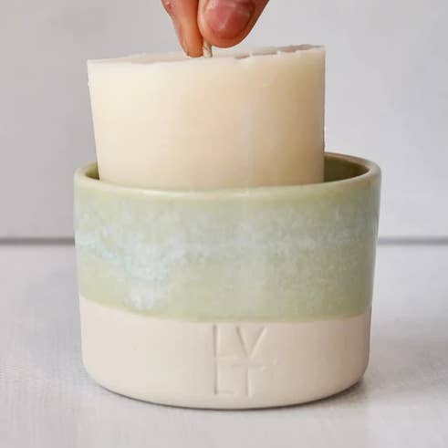 Seafoam Vessel + Refill Insert for wholesale by Lovelight Handmade