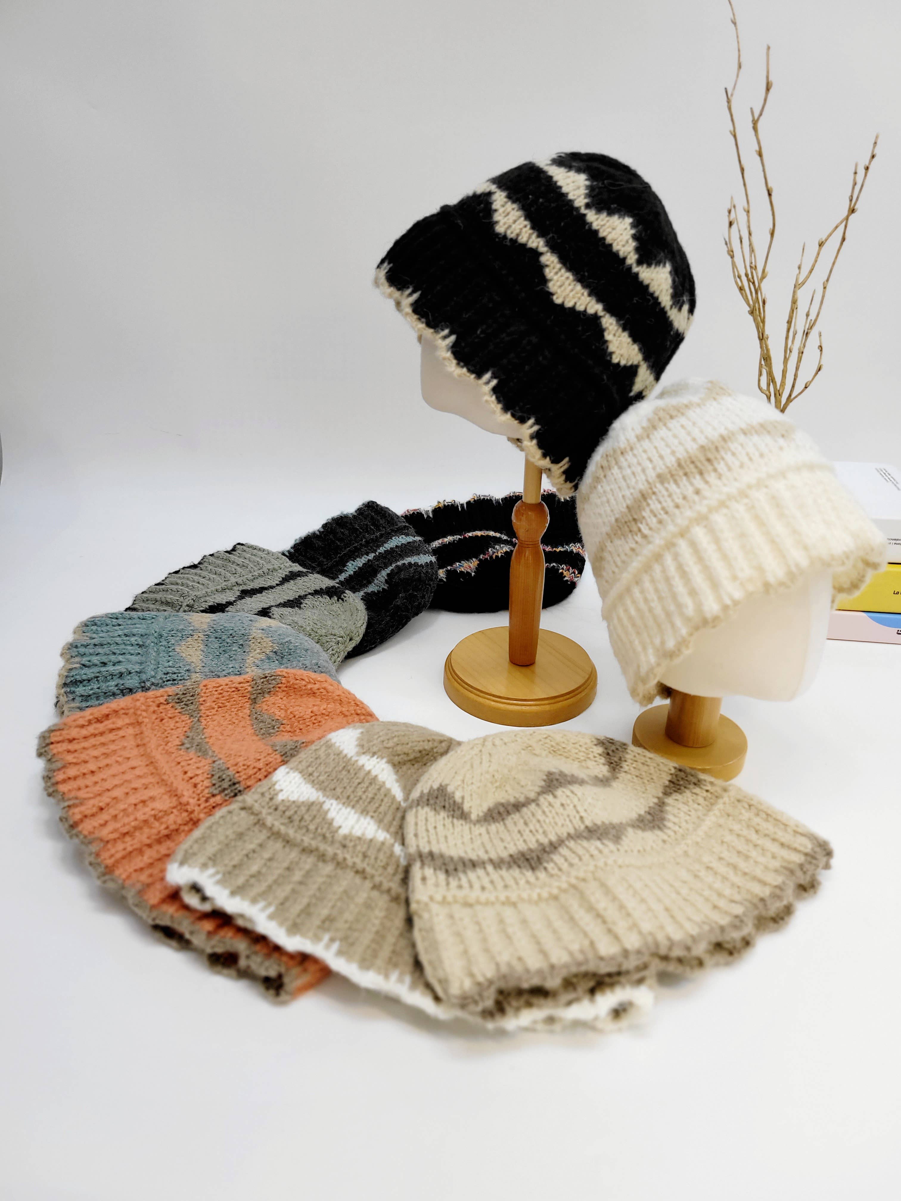 Comfortarians – Engroshandel Bucket hat - Dame – Alpaca strikket spandhue, Premium blød og varm vinterhue11