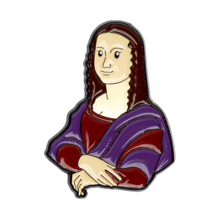 Today is Art Day - Wholesale Lapel Pin/Button - Pin - Mona Lisa - Da Vinci
