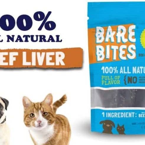Mr. Peanut's - Wholesale Pet treats – Dog - Bare Bites 100% All Natural Dehydrated Beef Liver Dog and Cat Treats, 1LB - Made in USA4