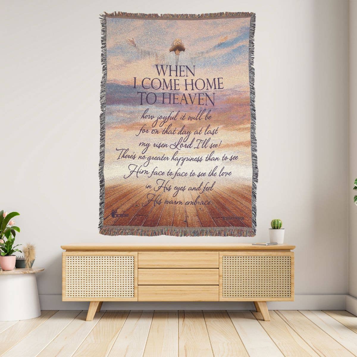 Dicksons - Wholesale Decoratiedeken - Gooi wanneer ik thuiskom in de hemel 48x681