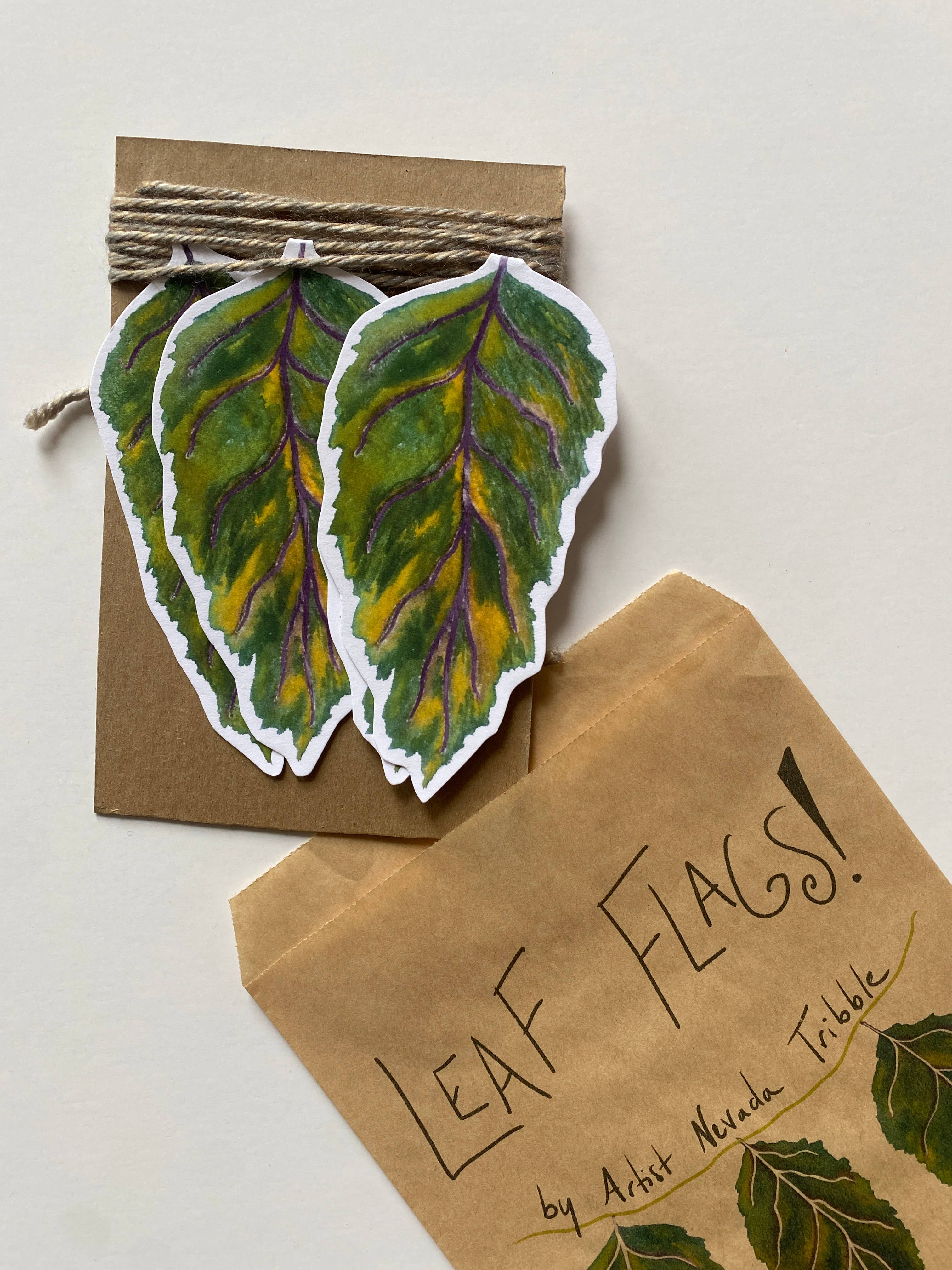 Nevada Tribble Art - Wholesale Wall Decor - Kids & Baby - Leaf Flag Garland3