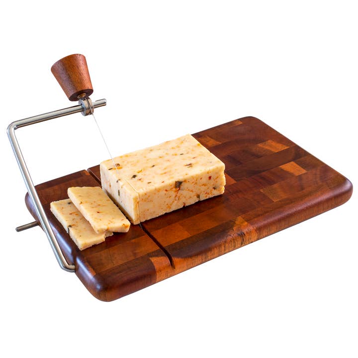 Totally Bamboo - Wholesale Cheese Board - Rock & Branch® Acacia Charcuterie Board with Cheese Slicer