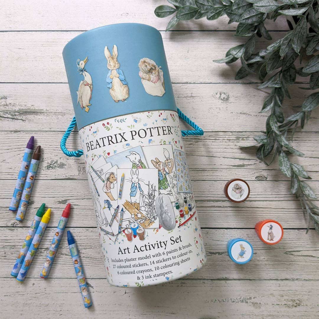 Robert Frederick Ltd - Wholesale Art Set - Kids & Baby - Beatrix Potter Children's Art Activity Set - Includes Paints, Crayons and Stickers2