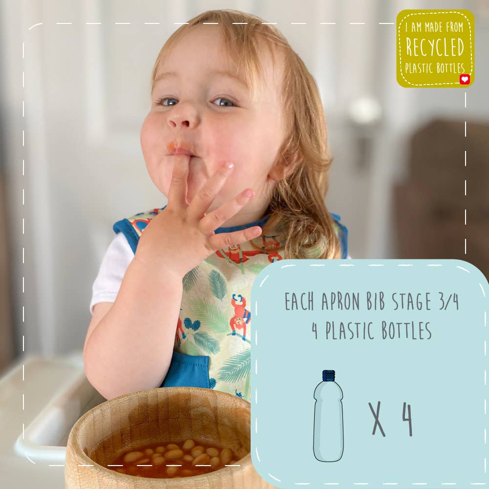 Close - Vente Bavoir - bébés - Bavoir tablier sans manches Pop-in étanche Close pour la diversification alimentaire2