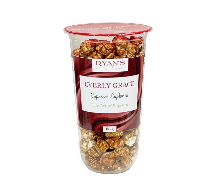 Everly Grace - Wholesale Popcorn - Espresso Euphoria Popcorn Cup 60g
