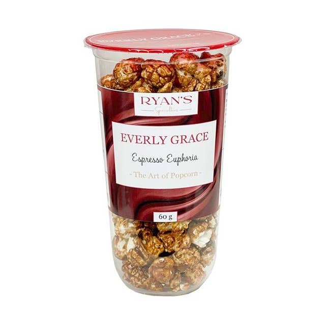 Tazza per popcorn Espresso Euphoria 60g per la vendita all'ingrosso da parte di Everly Grace