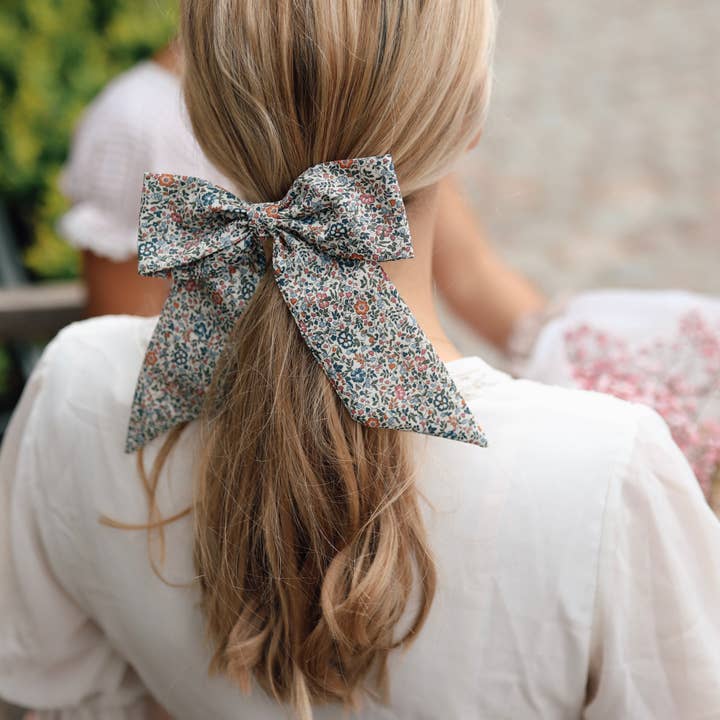 Tayla Tayla - Wholesale Hair Clip - Women's - Women's Floral Bow Hair Clip in Liberty Print