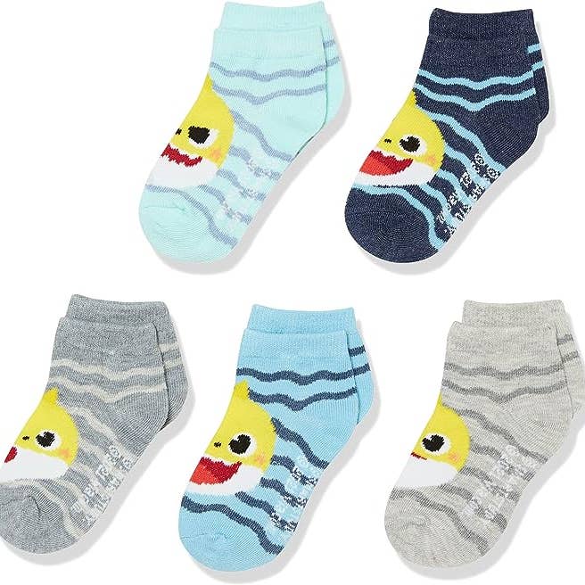 Infinite Basics - Wholesale Socks - Kids - 20-Pairs Licensed Assorted Kids' No-Show Socks2