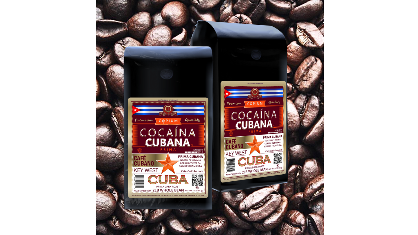 CafésDeCuba.com® - Wholesale Coffee Beans - PRIMA - ARABICA / ROBUSTA BEANS - 2LB BAG.2