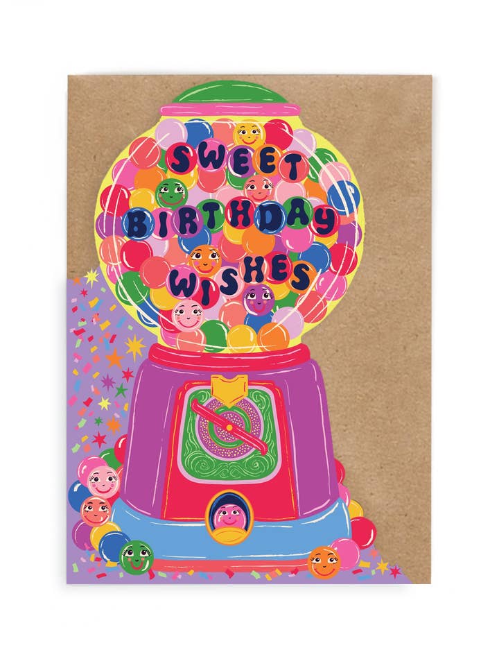CANDY BIRTHDAY for wholesale by Cath Tate Cards