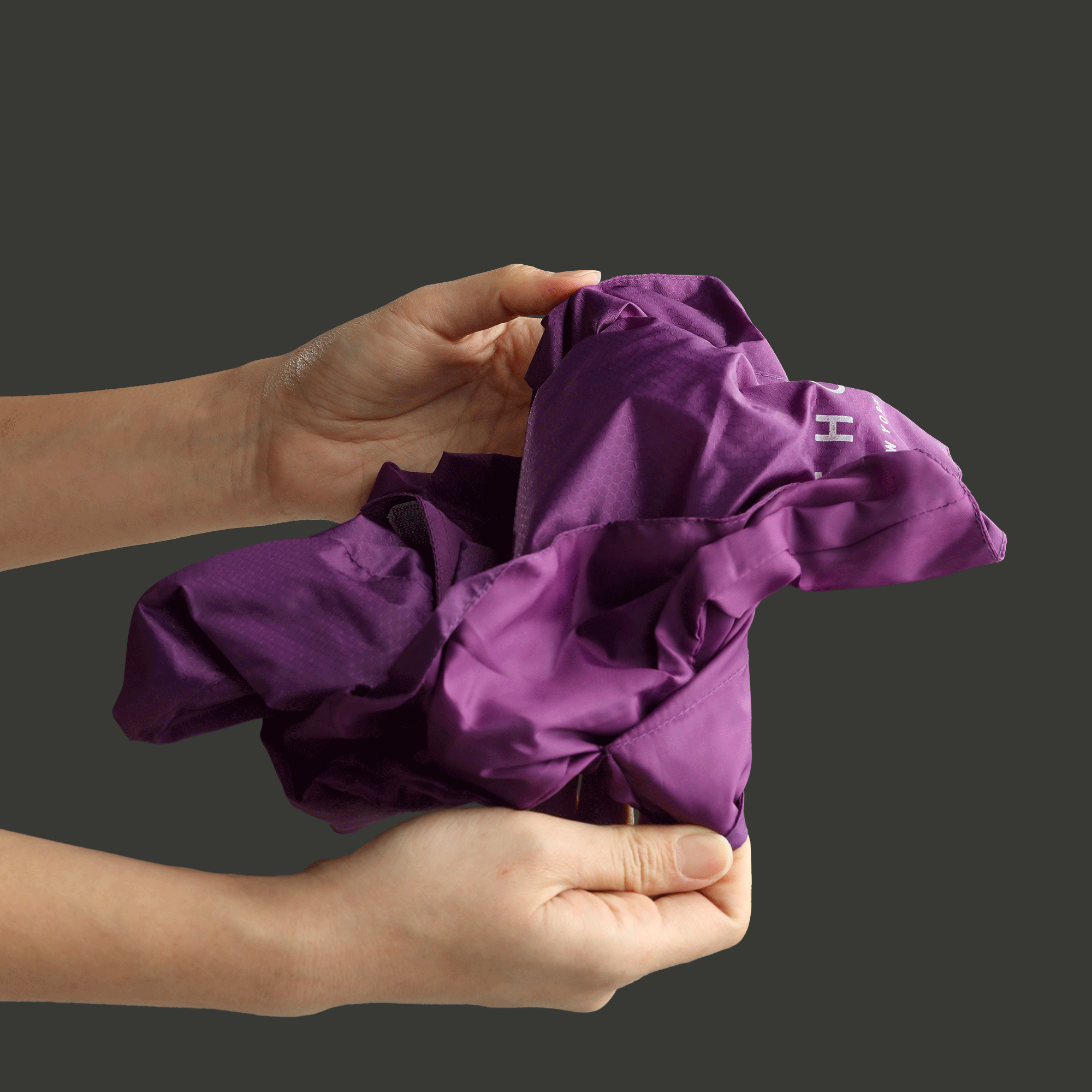 PEHOM - Venta al por mayor Chubasquero - Perros - Impermeable tipo cápsula - Morado13