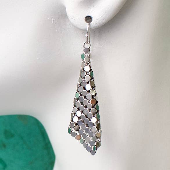 Brinco de Cota de Malha Disco|Ouro|Prata por atacado de a.v. max