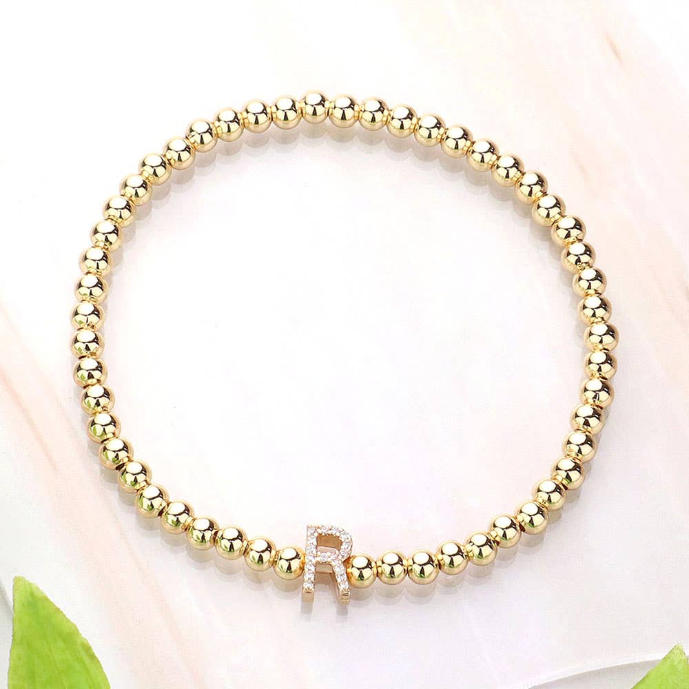 Sensibling Corp. - Vente Bracelets à breloques/pendentifs - Bracelet extensible monogramme initial SECRET BOX_16