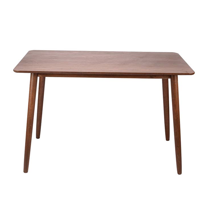Nordlys - Wholesale Side Table - BONIFACIO 4-Person Rectangular Walnut Wood Dining Table6